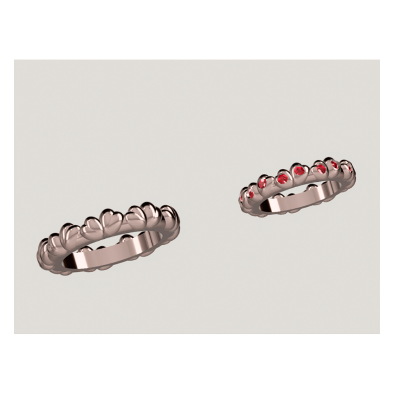 ハートのペアリング